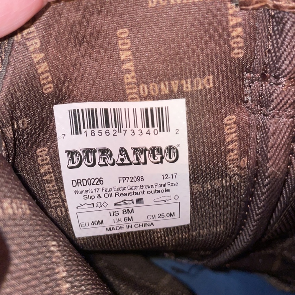 NEW Durango Women’s Cowgirl Boots 9.5 - Picture 3 of 6